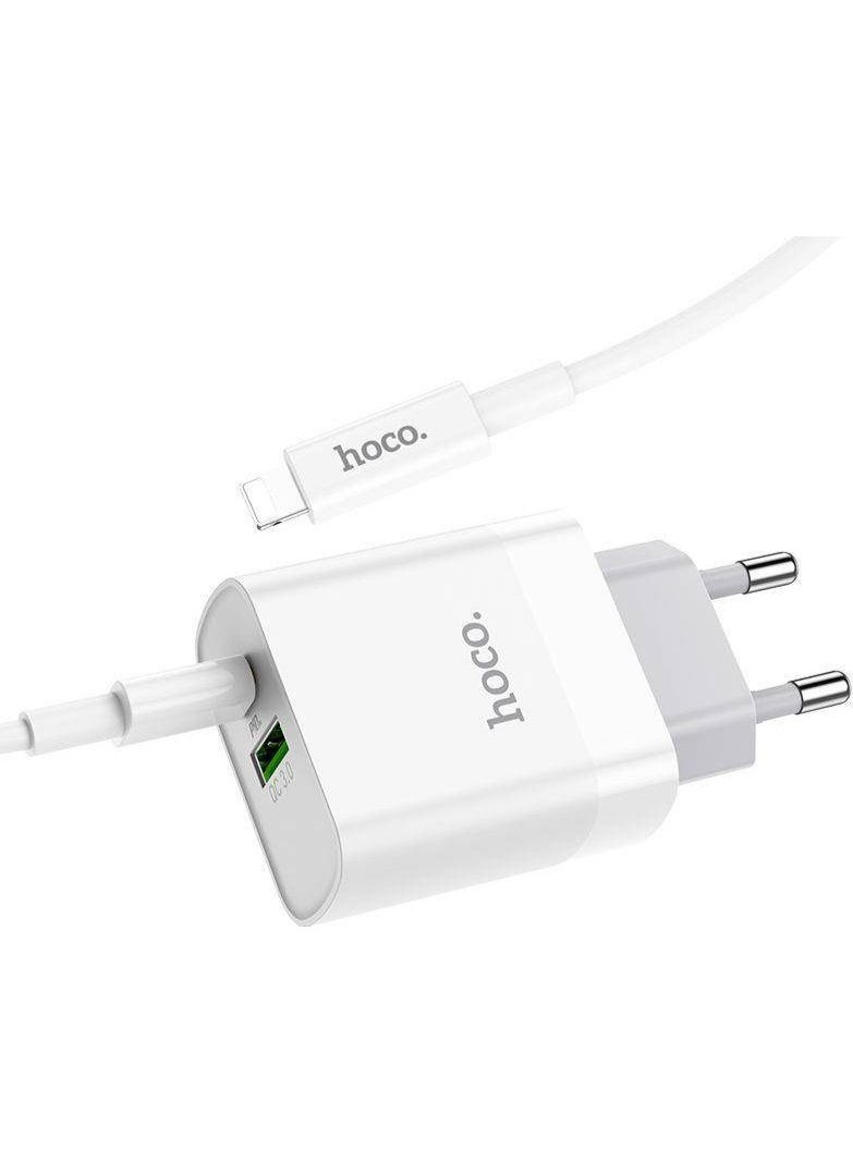 Hoco C80A Charger 1x USB-A 1x USB-C 3 A - Image 4